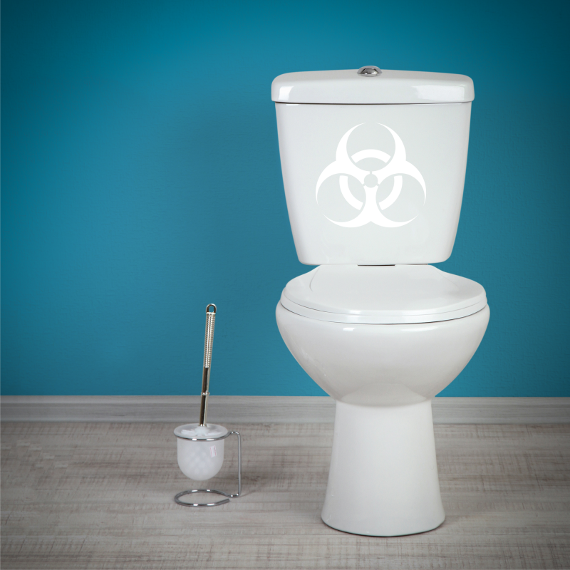 Samolepky na WC - Samolepka na WC - Biohazard