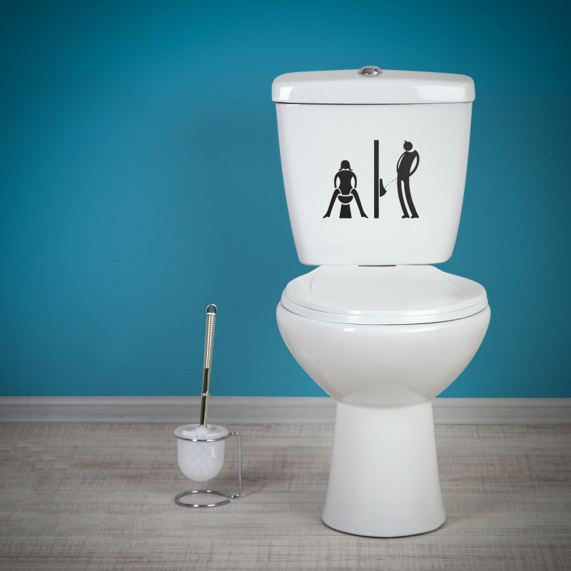 Samolepky na WC - Samolepka na WC - Záchody