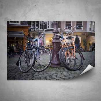 Plakát - Městem na kole