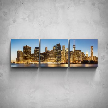 3-dílný obraz - Manhattan