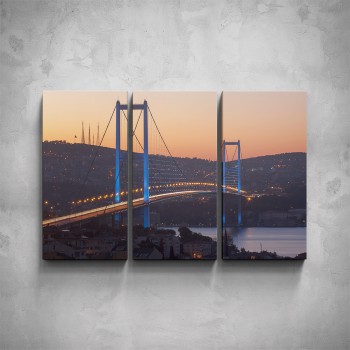 3-dílný obraz - Bosporský most