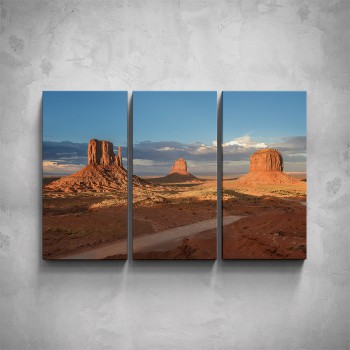 3-dílný obraz - Three Rocks