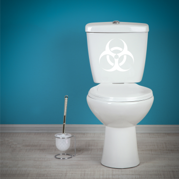 Samolepka na WC - Biohazard