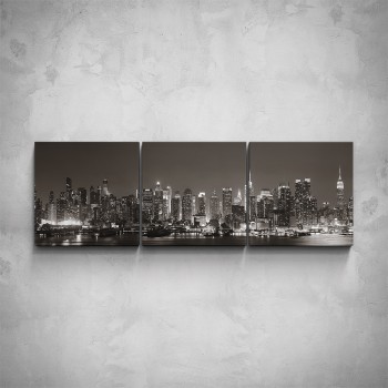 3-dílný obraz - Pohled na New York