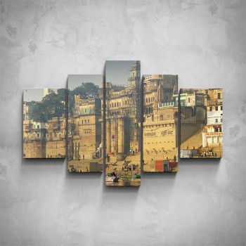 5-dílný obraz - Nové Dillí