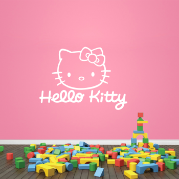 Samolepka na zeď - Hello Kitty 2