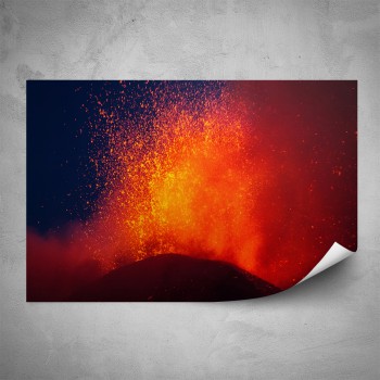 Plakát - Chrlící sopka