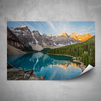 Plakát - Jezero v horách