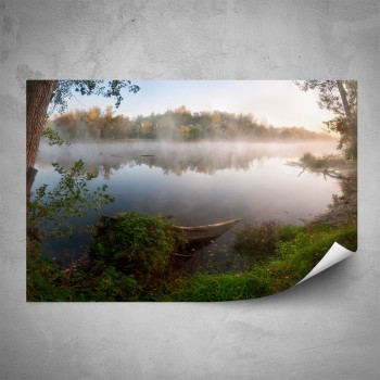 Plakát - Mlha nad řekou