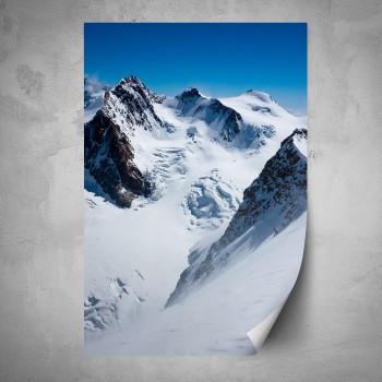 Plakát - Zasněžené hory