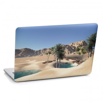 Samolepka na notebook - Oáza na poušti