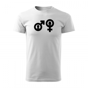 Tričko s potiskem - Genderové symboly